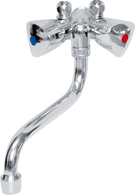 Biawar Bateria umywalkowa ścienna OW-5B/10B chrom (21823)