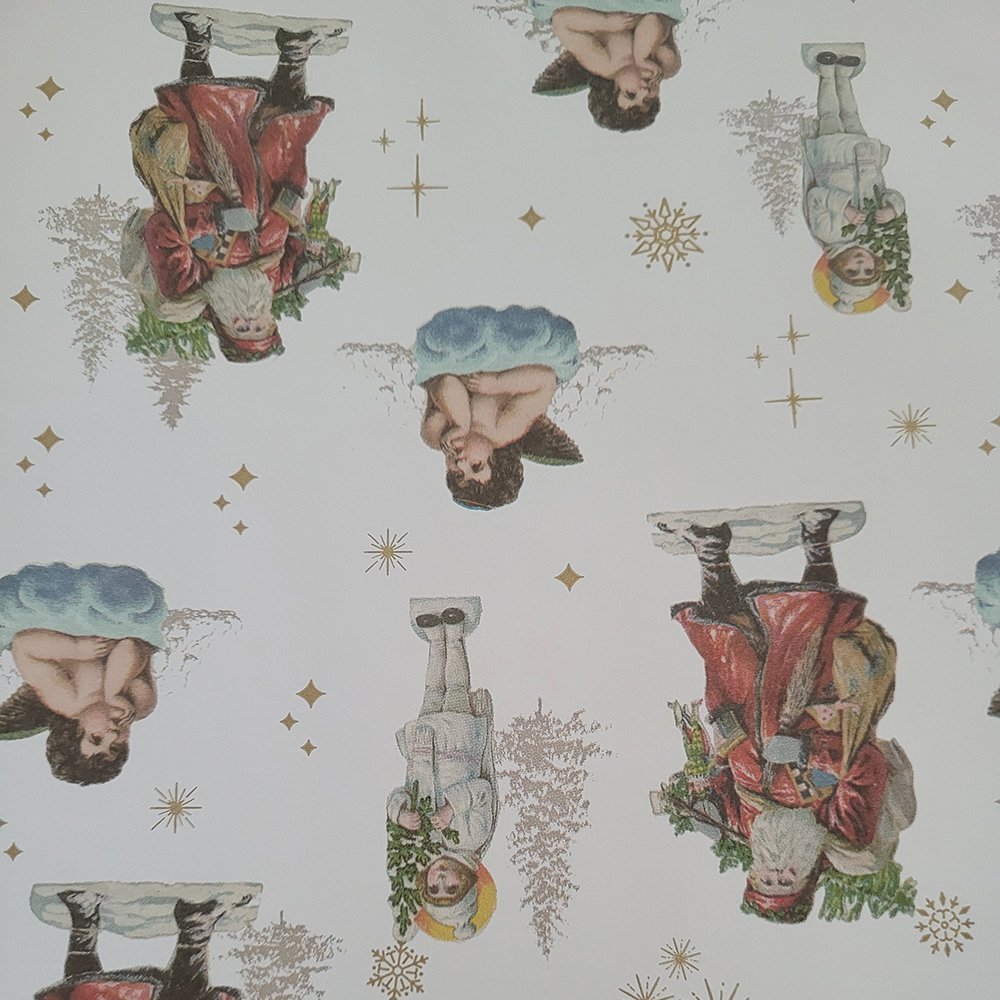 Fastima Papier świąteczny do pakowania kolorowy 70cmx3m 3m65