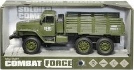 Ciężarówka wojskowa ze światłem