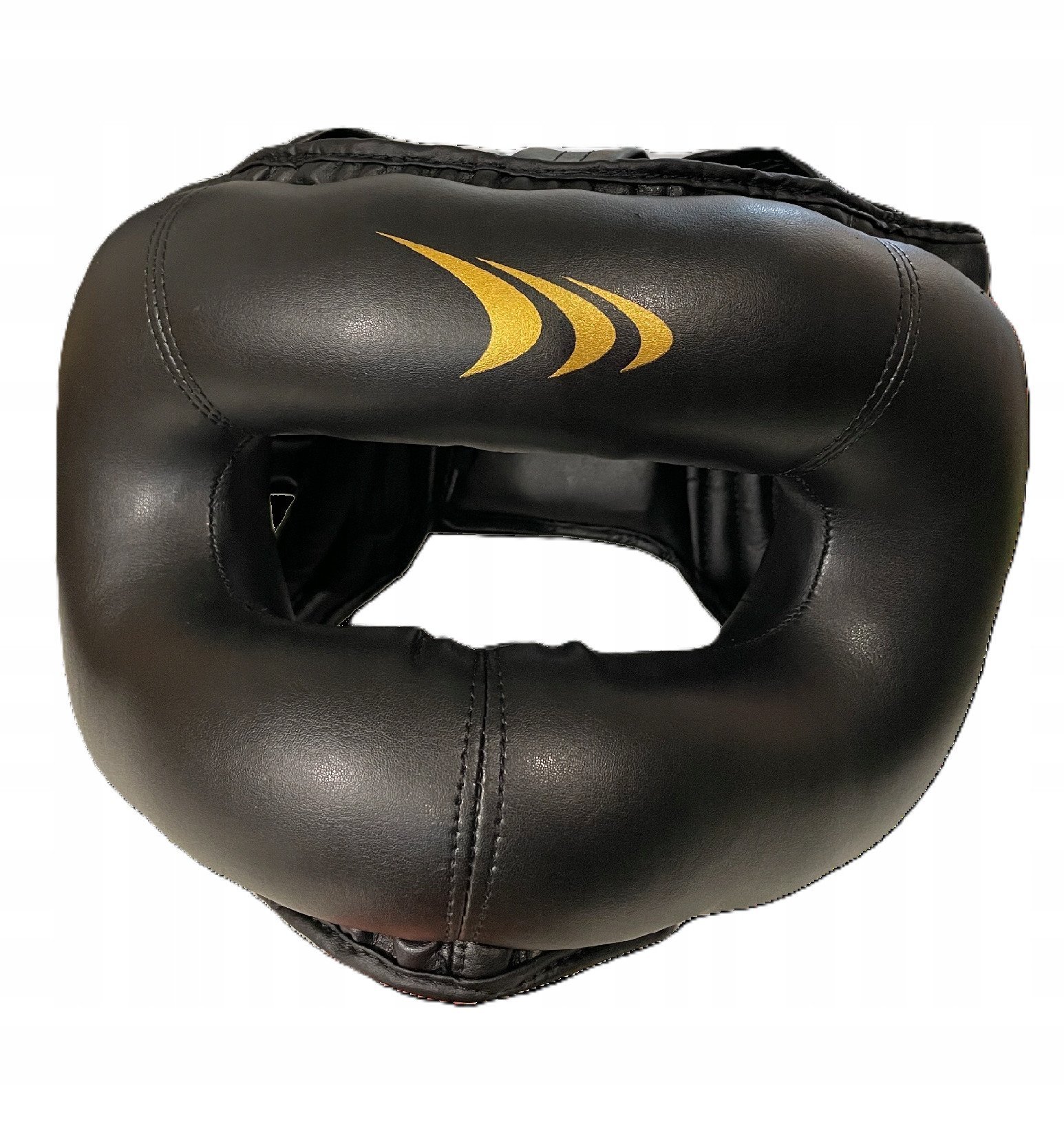 KASK Z OSŁONĄ NOSA - PRO CZARNY L