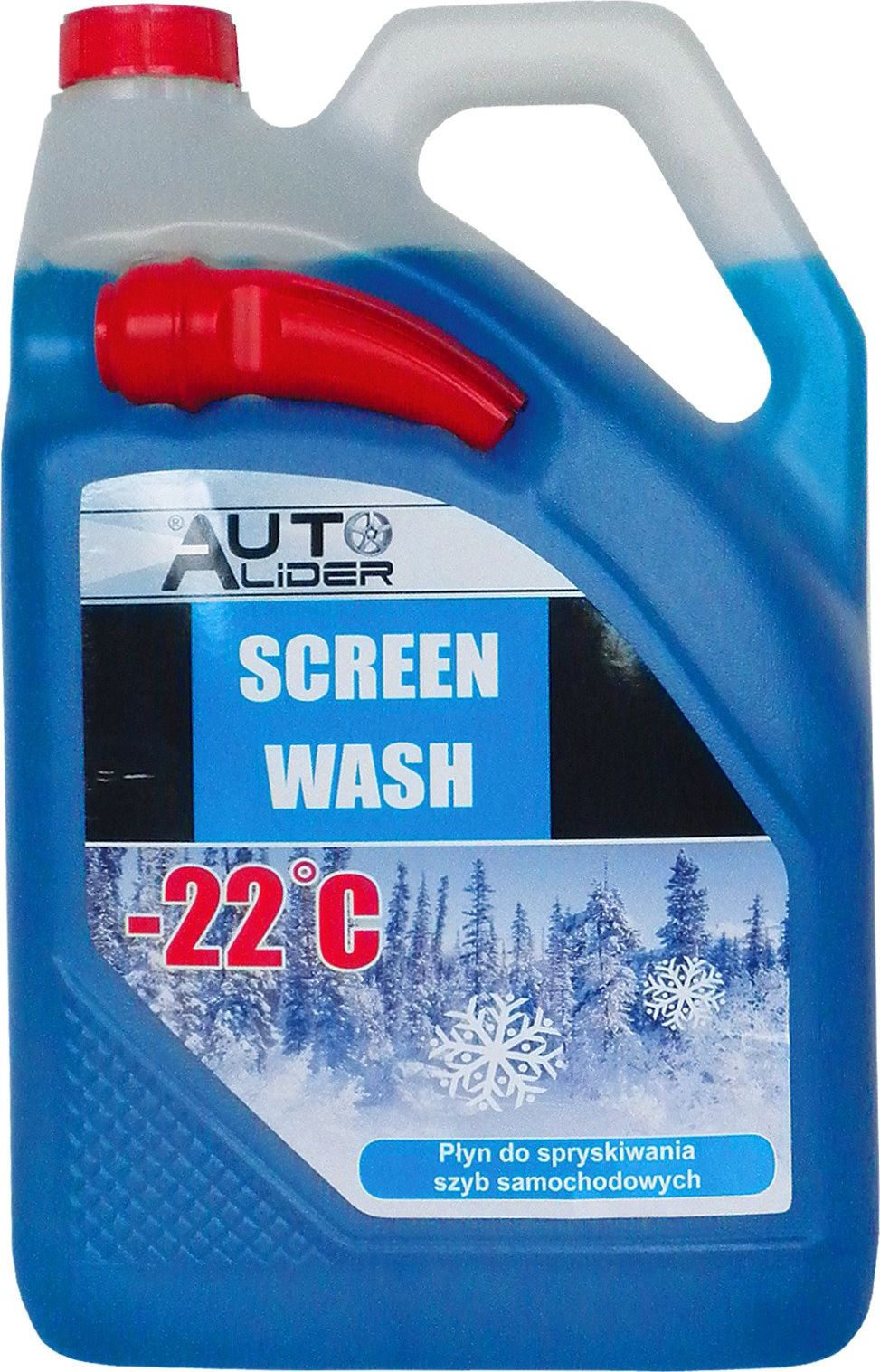 BluxCosmetics Zimowy płyn do spryskiwaczy z lejkiem -22C, kanister 5L