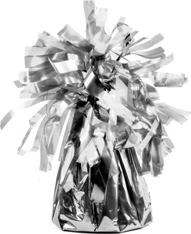 Party Deco Ciężarek do balonów, srebrny, 7 cm, 130 g, 4 szt. uniwersalny