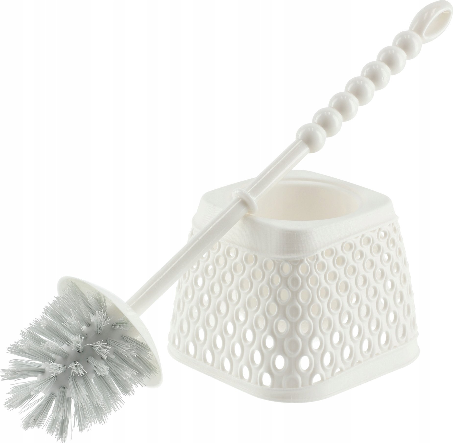 Kadax KADAX Szczotka Wc Do Toalety Plastikowa Toaletowa Uchwyt Biała