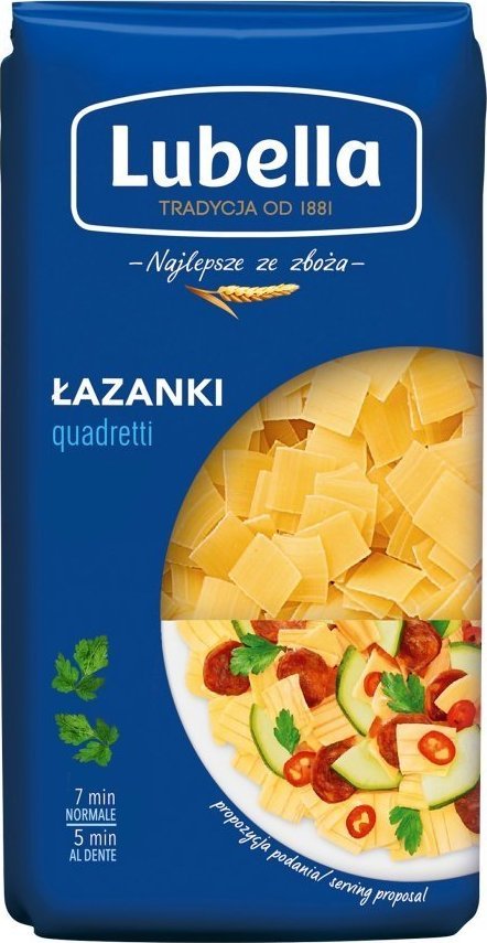 Lubella Lubella Makaron łazanki 400g