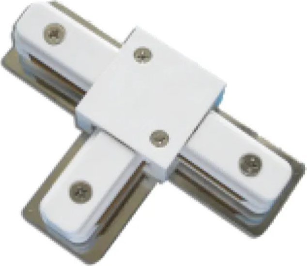 Aigostar Z łączka szynowa Dwuprzewodowa T Typ Szyna biała Dwuprzewodowa T Typ Szyna biała