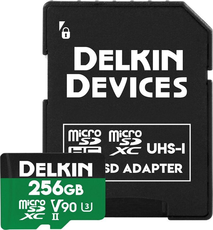 Karta Delkin Power 2000x MicroSDXC 256 GB UHS-II/U3 V90 (DDMSDG2000256)