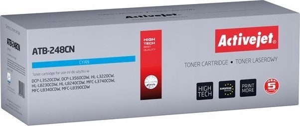 Activejet ATB-248CN Toner (zamiennik Brother TN248C; Supreme; 1000 stron; niebieski)