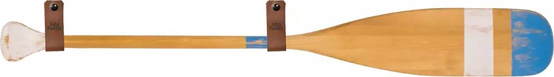 John Paddle Pagaj John Paddle Ozdoba Postarzany 110 cm WZ7 ze skórzanymi poziomymi zawieszkami 110 cm
