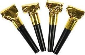 Gwizdki glam party 4szt