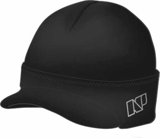 Neil Pryde Czapka neoprenowa 2mm do morsowania Neil Pryde Fireline Visor Beanie D630 Black C1