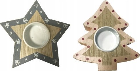 Koopman Świecznik świąteczny na tealight 13 cm