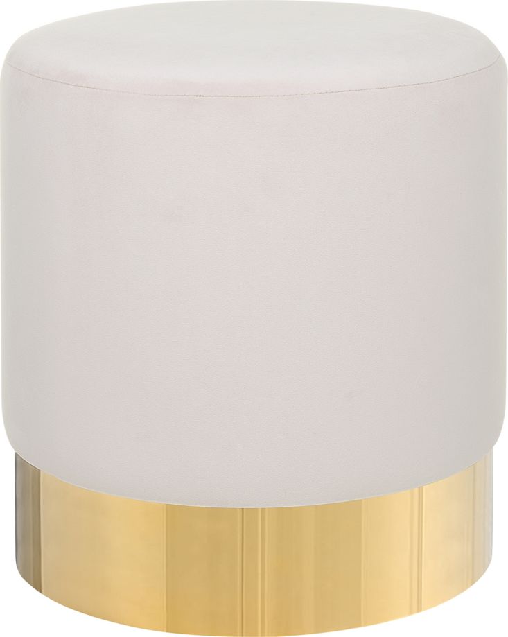 Beliani Puf welurowy 39 cm różowy SOPHIA