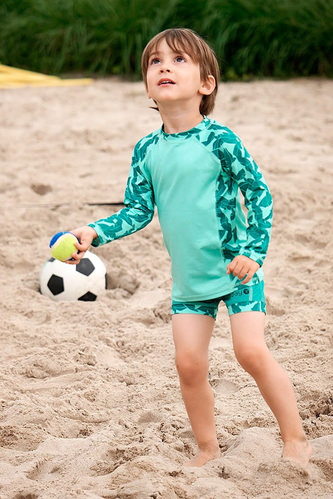 DucKsday Koszulka plażowo-kąpielowa unisex, filtr UPF 50+, rozmiar 1-2 lata (80-86)