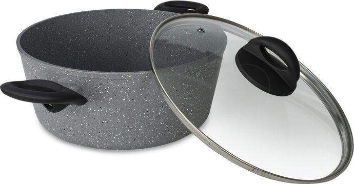 De Gusto Garnek z powłoką ceramiczną Stonite 24 cm 3,5 L + pokrywka