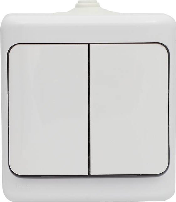 KOS Łącznik podwójny świecznikowy Bryza IP44 biały (180405)