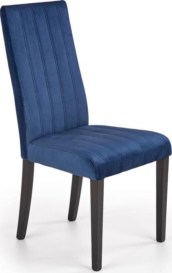 Elior Pikowane krzesło do salonu Iston 2X - granatowe