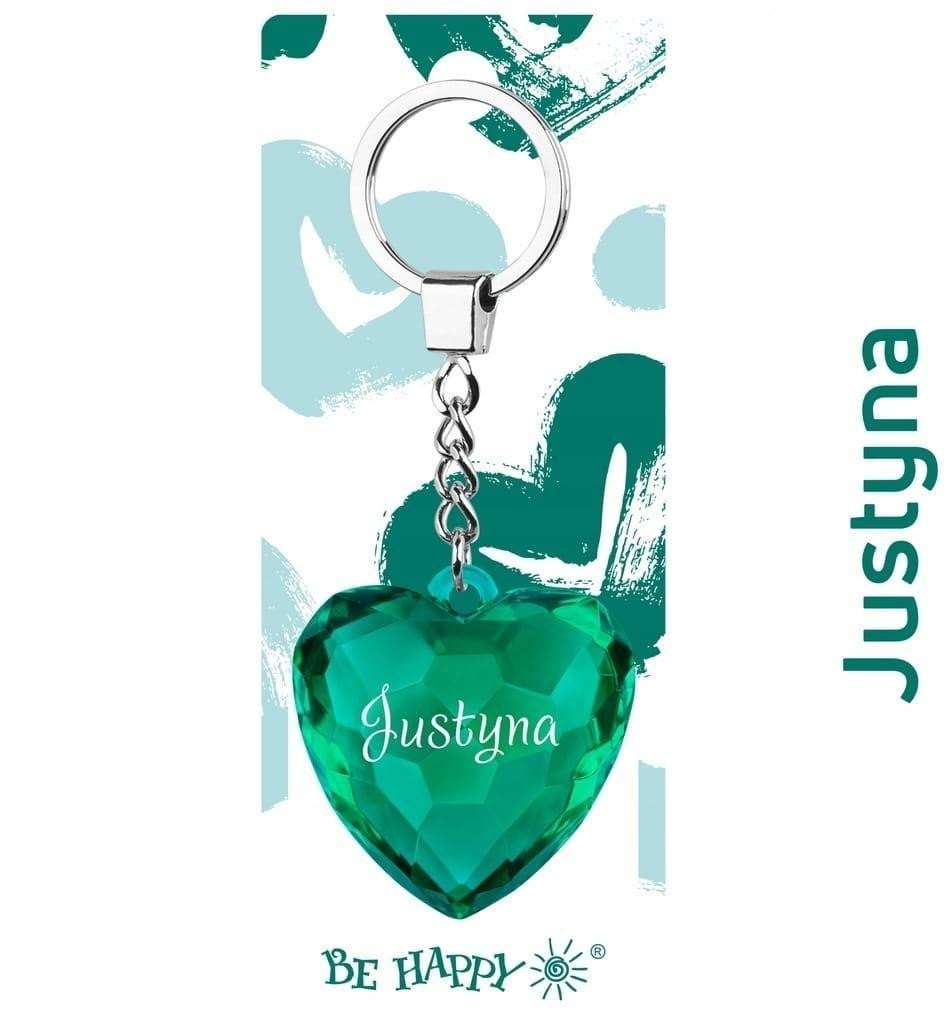 Be Happy Brelok Serce Justyna