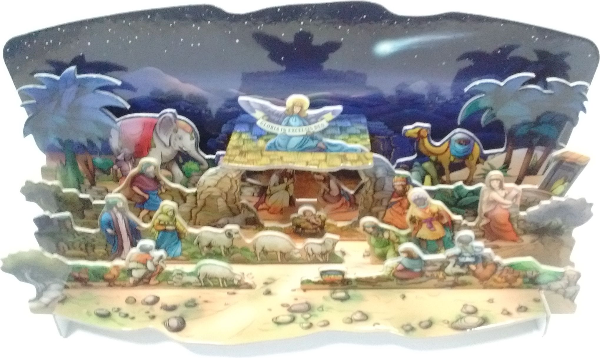 Dekoracja świąteczna MFP paper szopka