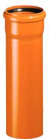 Magnaplast Rura z kielichem kanalizacji zewnętrznej KGEM rdzeń spieniony 110mm 1m (20015)