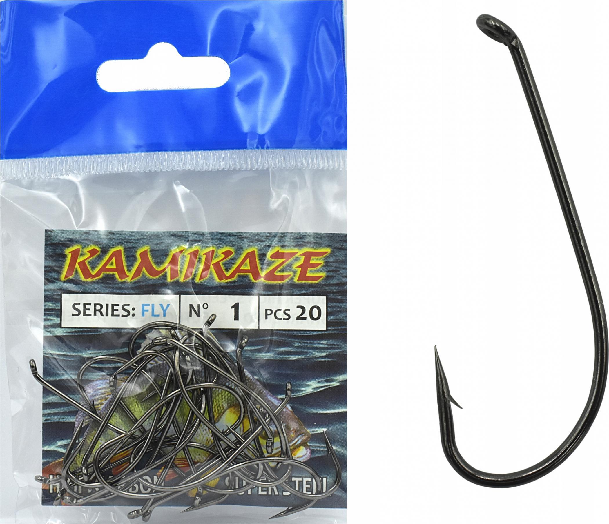 An Sport Haczyk Haczyki KAMIKAZE FLY Nr 1 (20szt) b. nickel