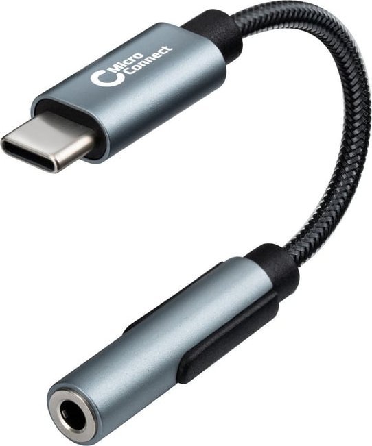 Adapter USB MicroConnect MC-AUDIO-USBC adapter kablowy 0,13 m Srebrny