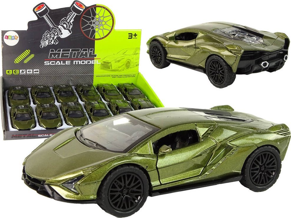 LeanToys Pojazd Resorak 1:36 Napęd Frykcyjny Światła Dźwięki Zielony