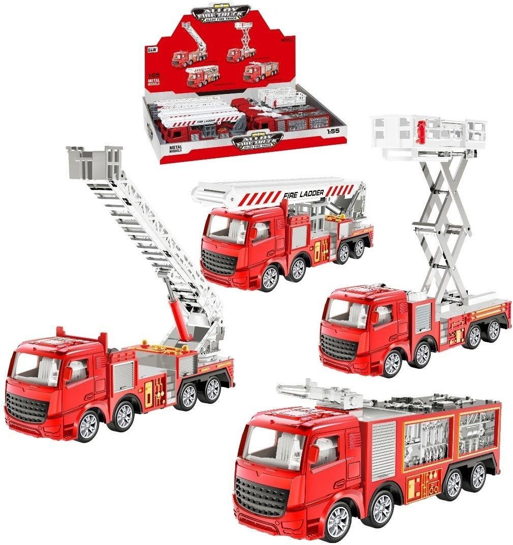 Auto straż pożarna metalowa MIX