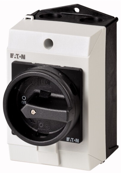 Eaton Łącznik krzywkowy T0-2-1/I1/SVB-SW 0-1 3P 20A w obudowie 207148