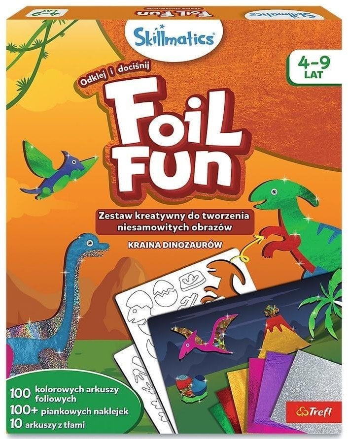TREFL Skillmatics FoilFun KrainaDinoz.62606