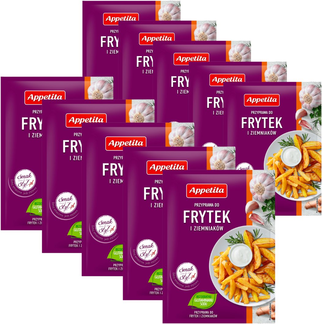 Appetita Przyprawa do frytek i ziemniaków 25 g x 10 sztuk