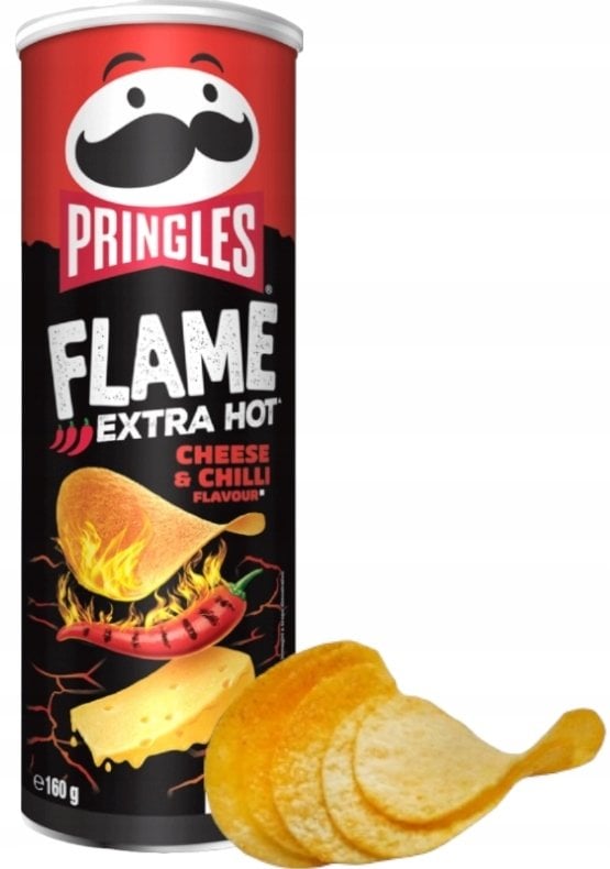 Pringles Chipsy Hot Flammin' Cheese 160g