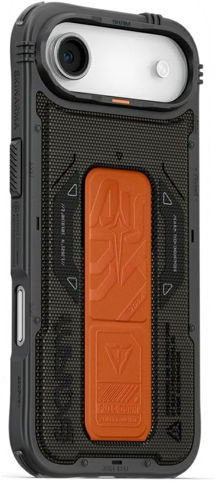 Skinarma Phantom Case for iPhone 17 Air Magnetic Charging + Grip Stand Olive