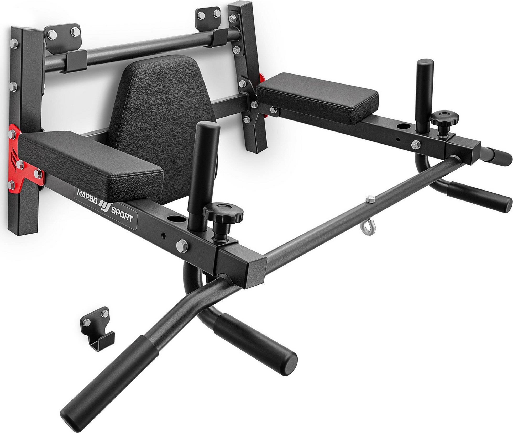 Poręcz i drążek 2w1 do ściany i drabinki MH-U205 - Marbo Sport