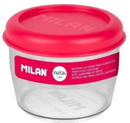 Pojemnik na lunch okrągły 0,5L różowy MILAN