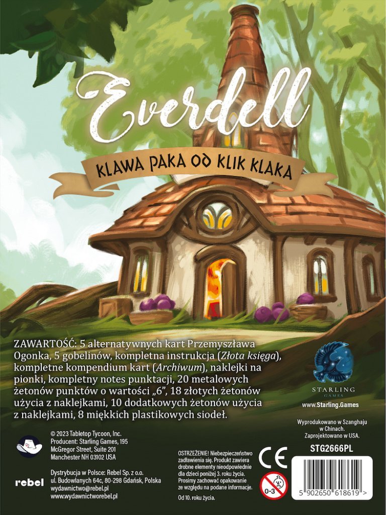 Rebel Everdell: Klawa paka od Klik Klaka