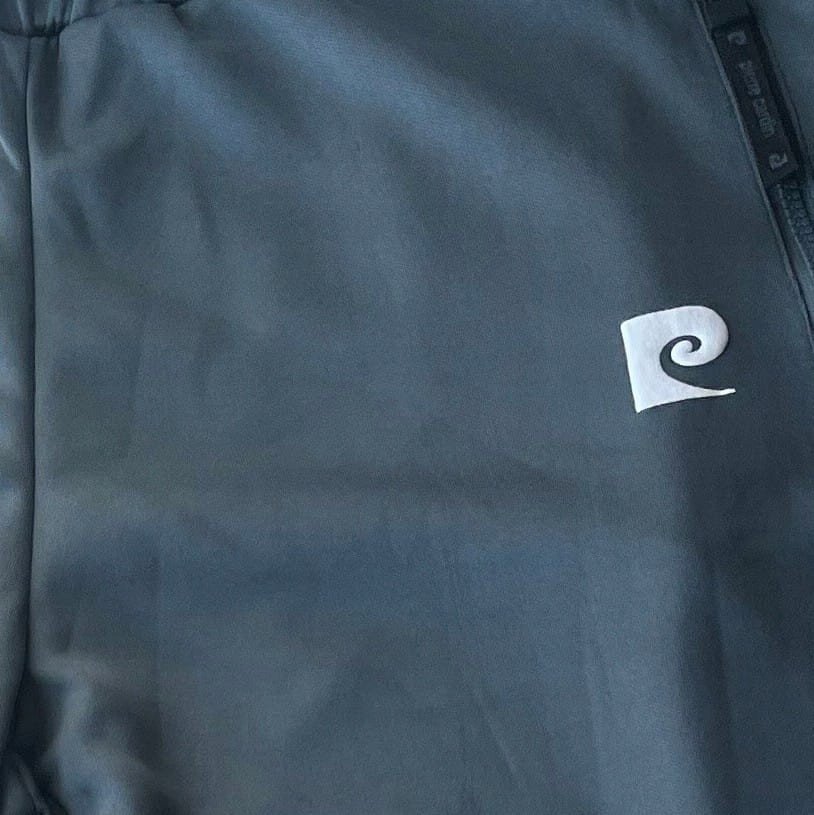 Dres kompletny męski Pierre Cardin Paris techniczny z kapturem duże rozmiary 3XL-5XL KOLEKCJA 2025 ROK czarny XXXL