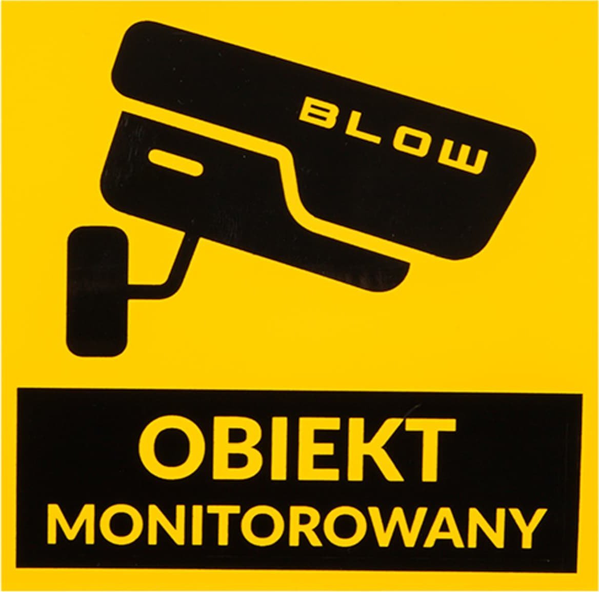Blow 78-952# Naklejka obiekt monitorowany 100x100mm