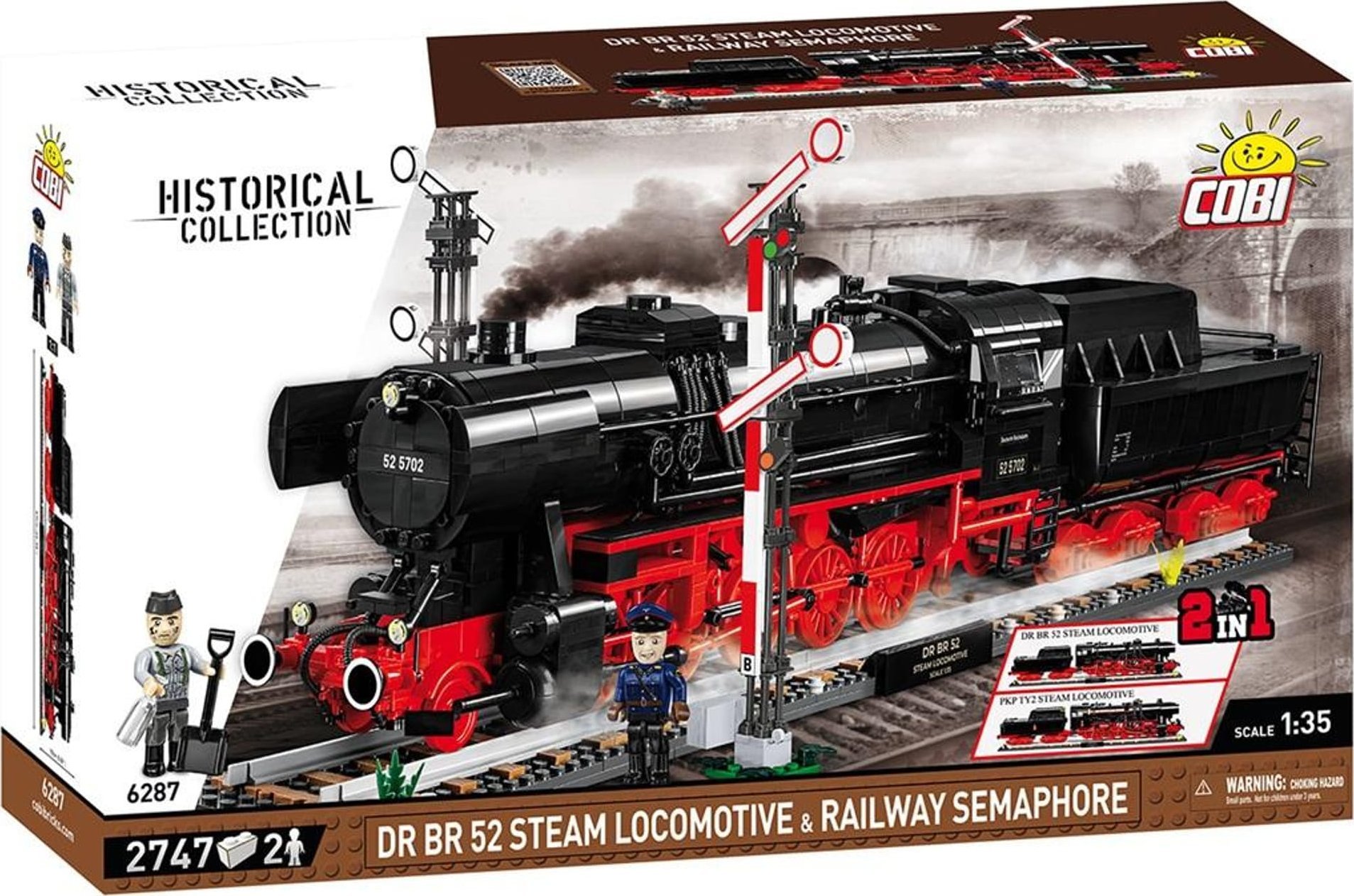 Cobi Historical Collection DR BR 52 Steam locomotive...