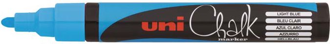 Uni Mitsubishi Pencil MARKER PWE-5M NIEBIESKI DO CZARNYCH TABLIC (PWE-5M/NIEB)