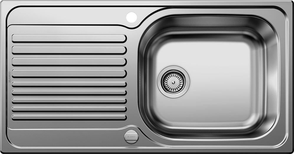 Zlewozmywak Blanco Tipo XL 6 S Stal matowa odwracalny, korek auto.