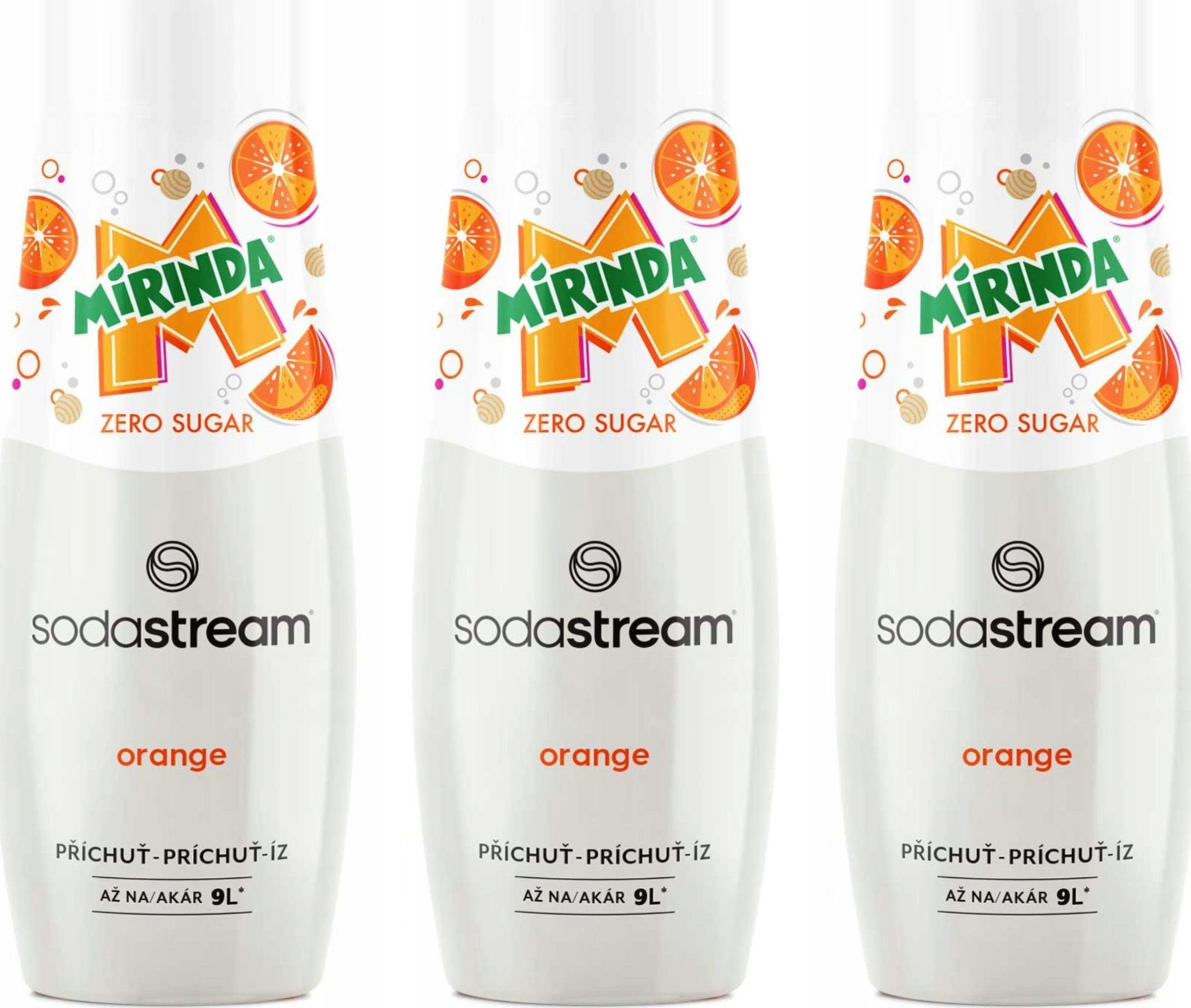 Syrop koncentrat sok SodaStream Mirinda Zero BEZ CUKRU 3 szt.