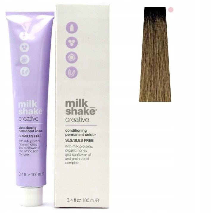 Milk Shake, Creative, SLS/SLES-Free, Permanent Hair Dye, 77N Medium Blond, 100 ml For Women