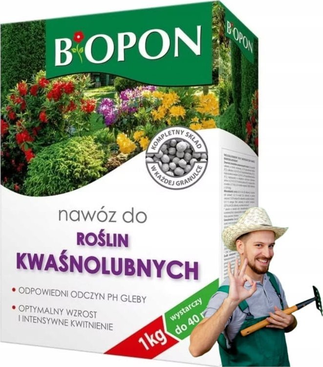 Nawóz do roślin kwaśnolubnych 1kg optymalny wzrost i intensywne kwitnienie