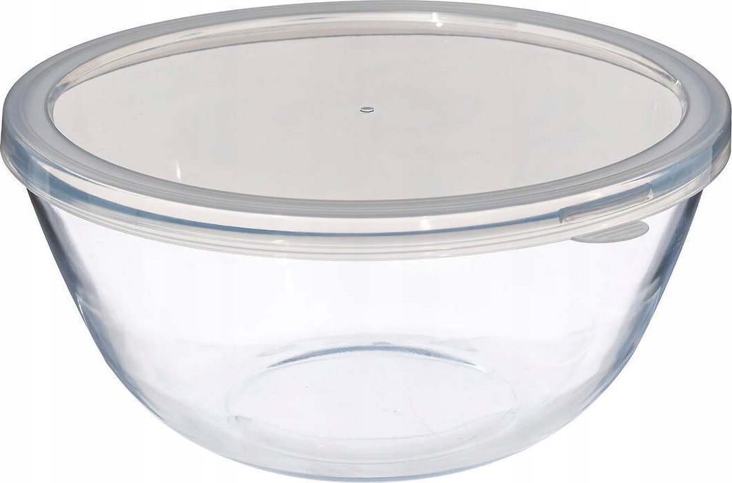 5five Szklana miska z pokrywką, transparentne szkło