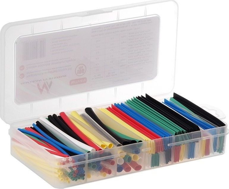 Maclean Zestaw koszulek termokurczliwych 196 szt. (MCTV-679)