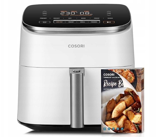 Cosori Turboblaze Airfryer Frytkownica 9w1 XXL 6l 87 przepisów 1725W nowa