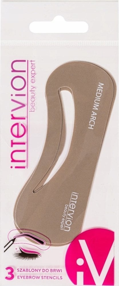 INTER-VION_Szablony do brwi Medium Arch 3szt.