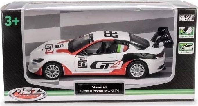 MSZ 1:43 Maserati GranTurismo MC GT4/67355A/white