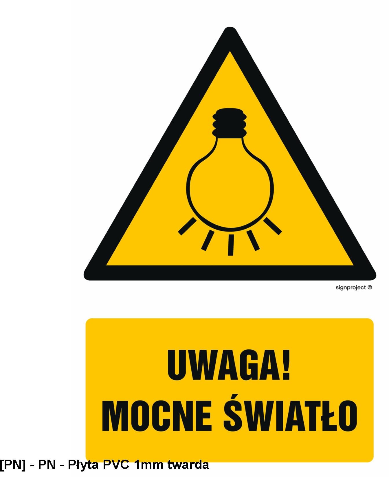 GF057 - Uwaga mocne światło 500x750