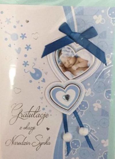 Panorama Karnet narodziny B6 Premium 49 + koperta